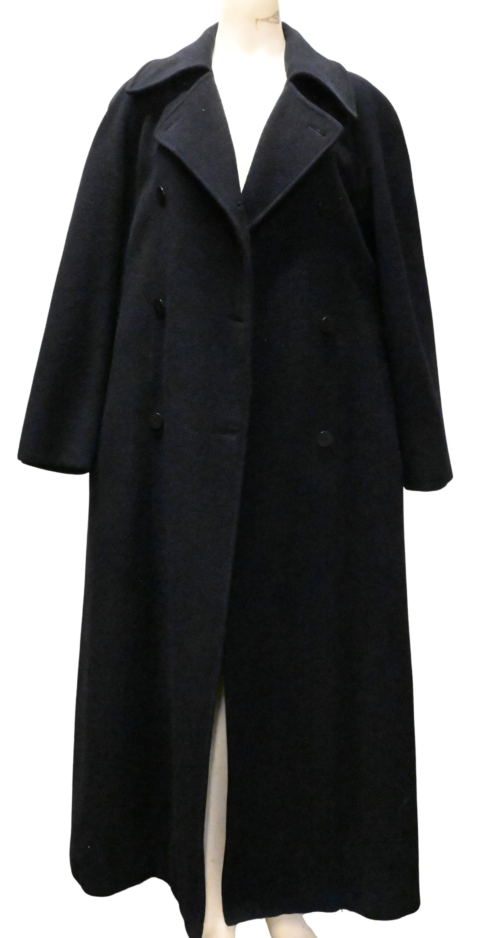 Giorgio Armani Women's Black Double Breasted Full Length Coat (1 of 5)