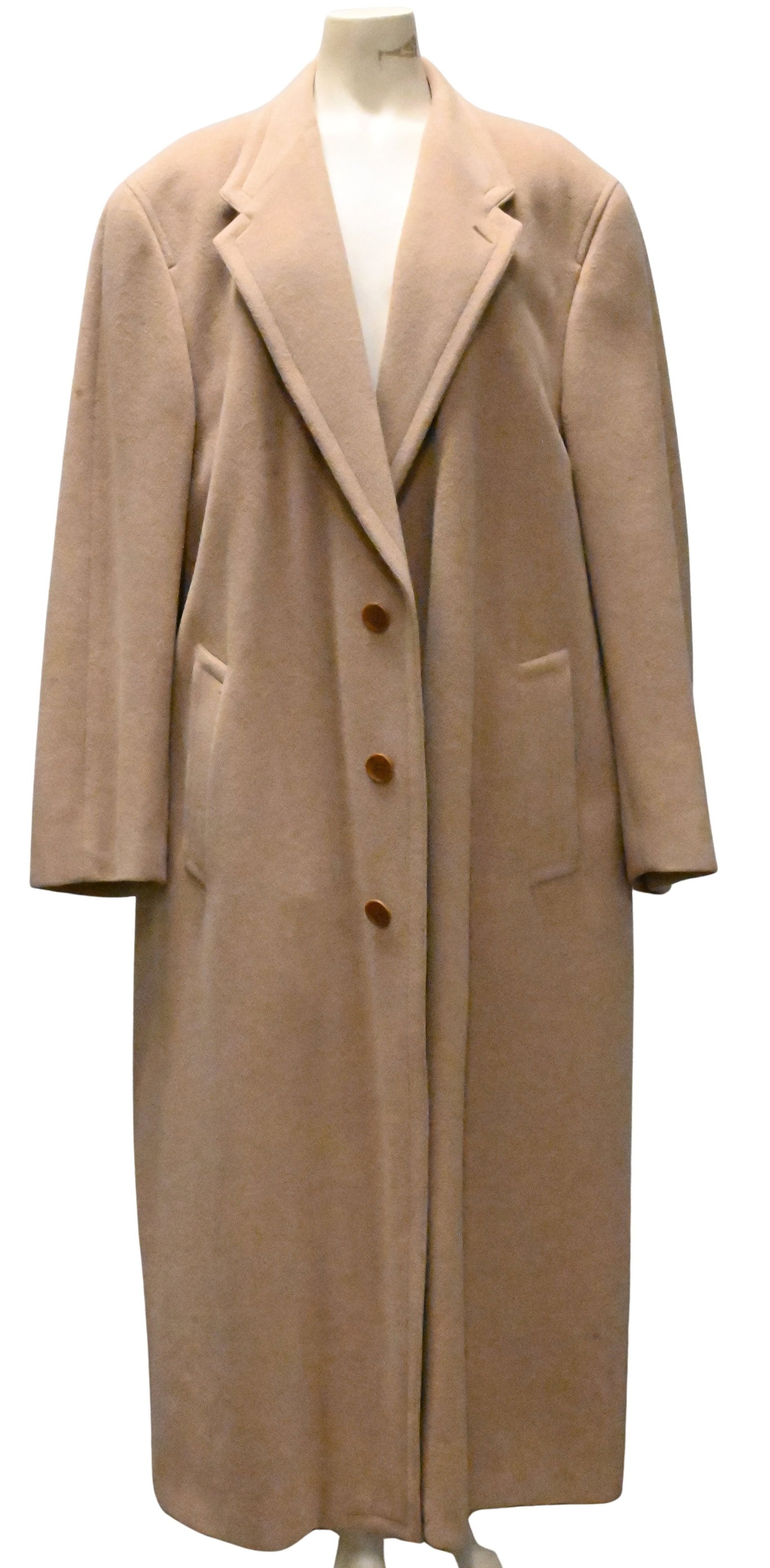 Giorgio Armani Le Collezioni for Saks Fifth Avenue Men's Camel Trench Coat: Giorgio Armani Le Collezioni for Saks Fifth Avenue Men's Camel Trench Coat size 42