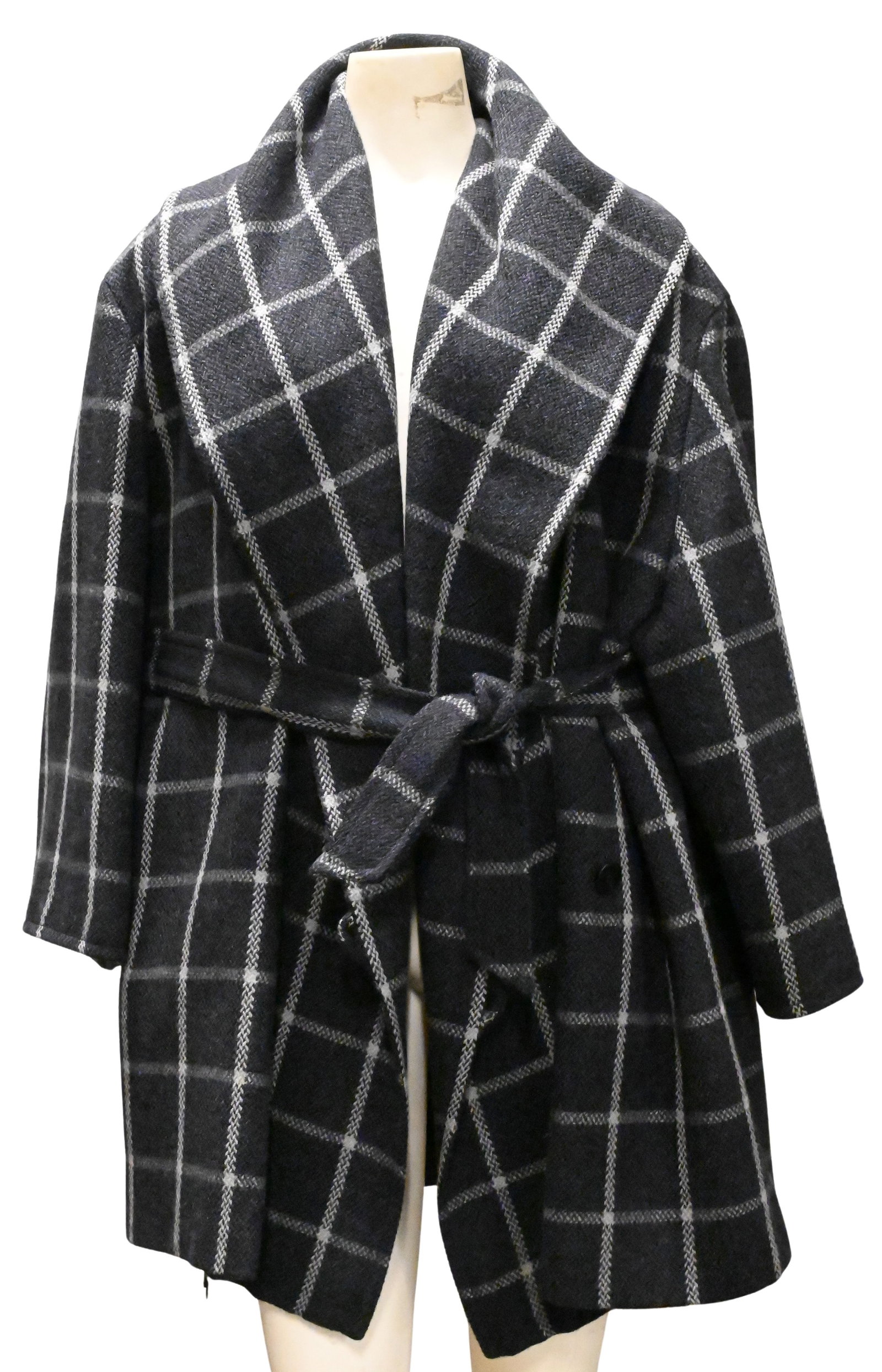 Vintage Giorgio Armani Women's Double Breasted Wool and Silk Blazer (1 of 4)