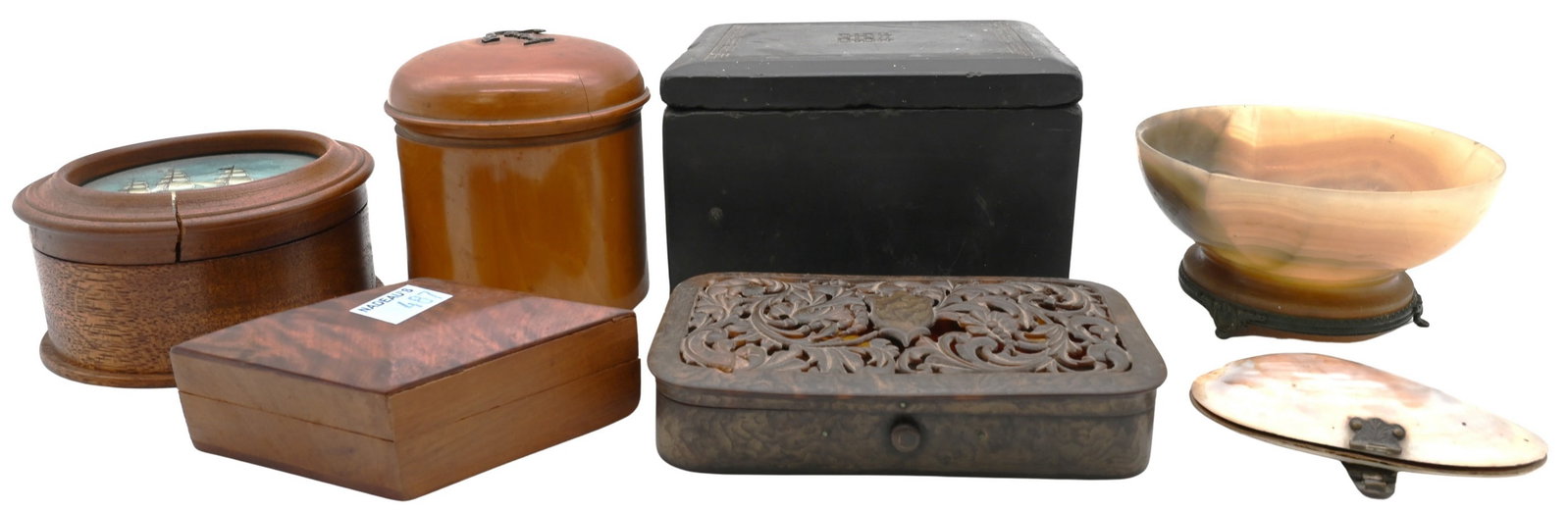 Seven-Piece Trinket Box Group (1 of 3)