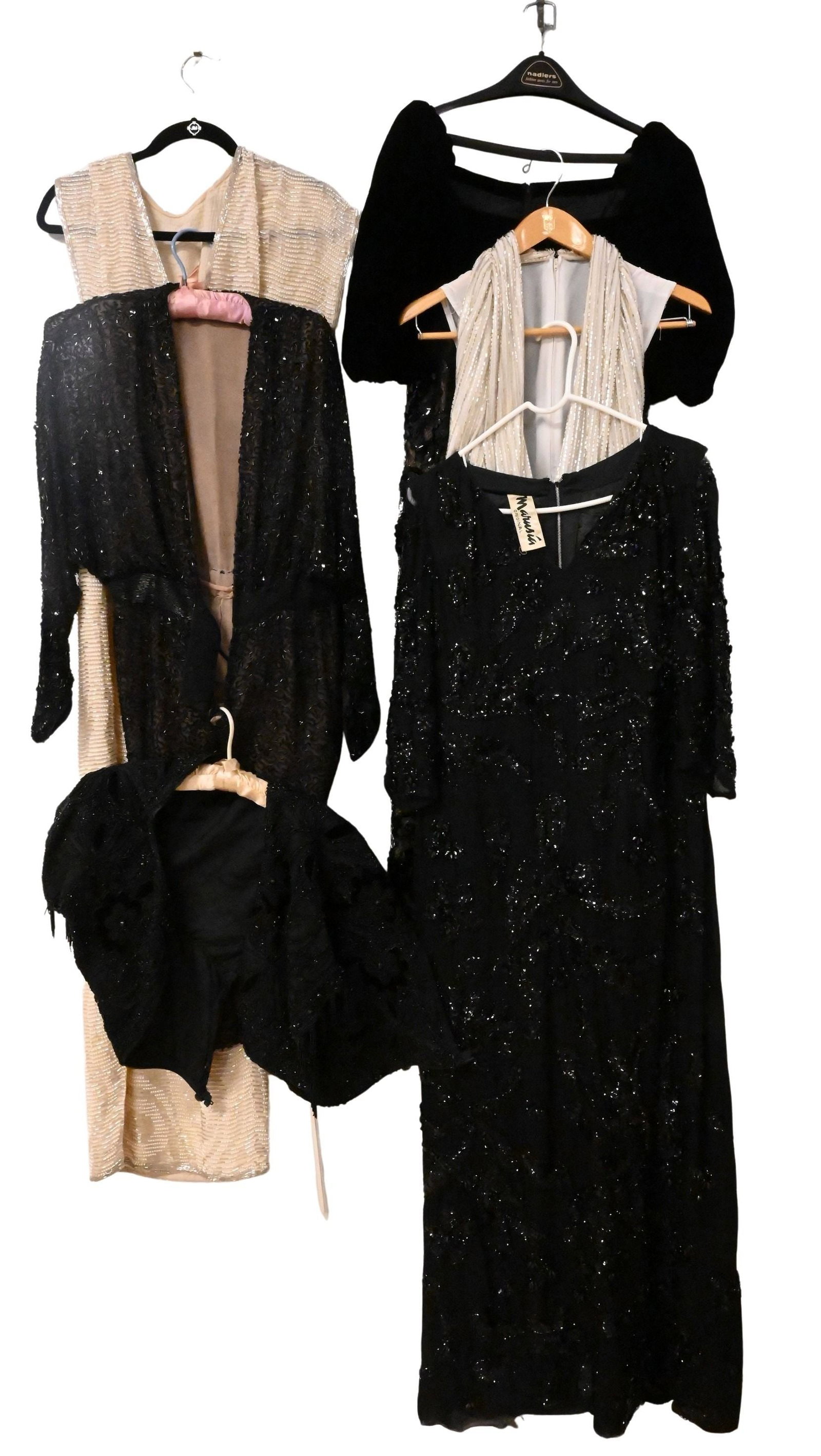 Six Sequined Ladies Evening Dresses (1 of 8)