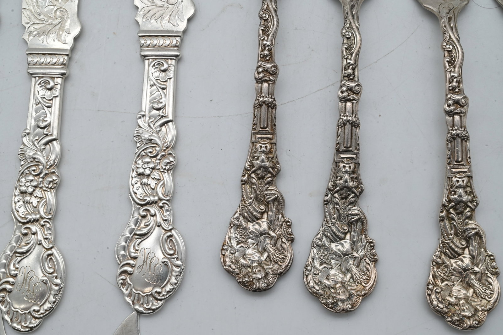 Two Partial Gorham Sterling Silver Sets - 2