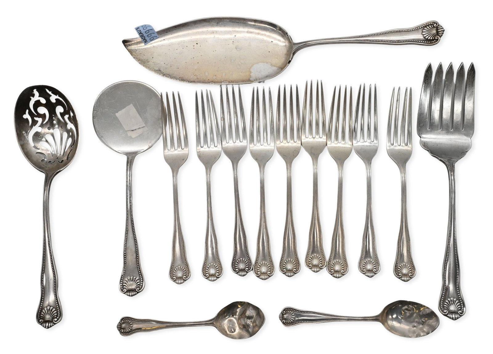 15 Piece Frank Smith Sterling Silver Partial Flatware Set in "Newport Shell" (1 of 2)