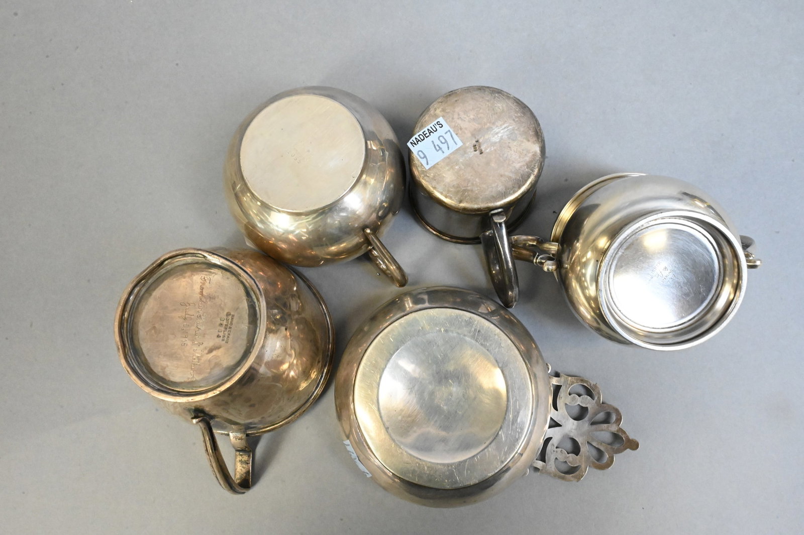 12 Sterling Silver Cups - 3