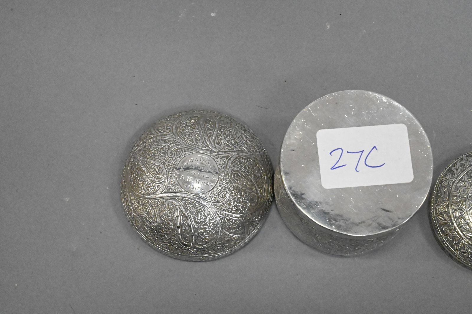 Three Piece Indian Silver Group - 2