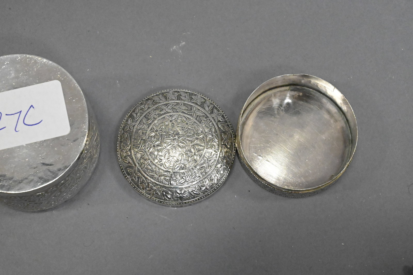 Three Piece Indian Silver Group - 3