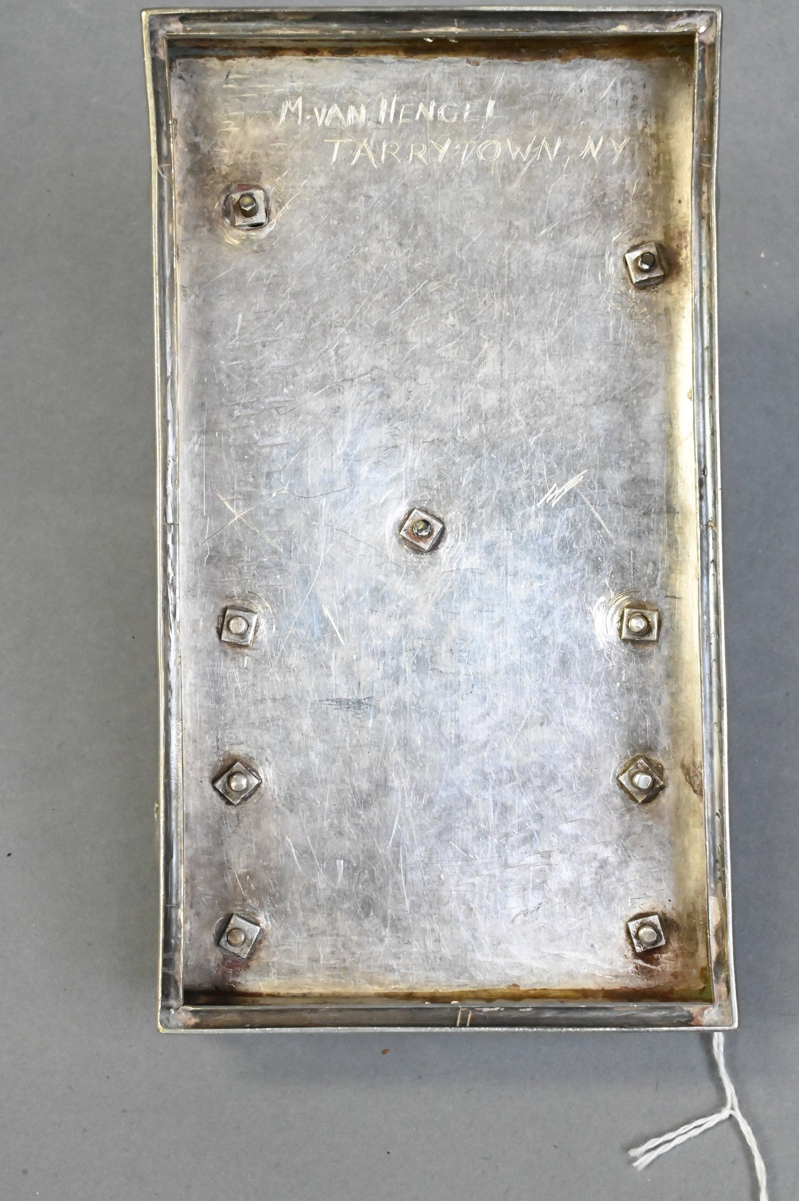 Continental Silver Inkwell - 3