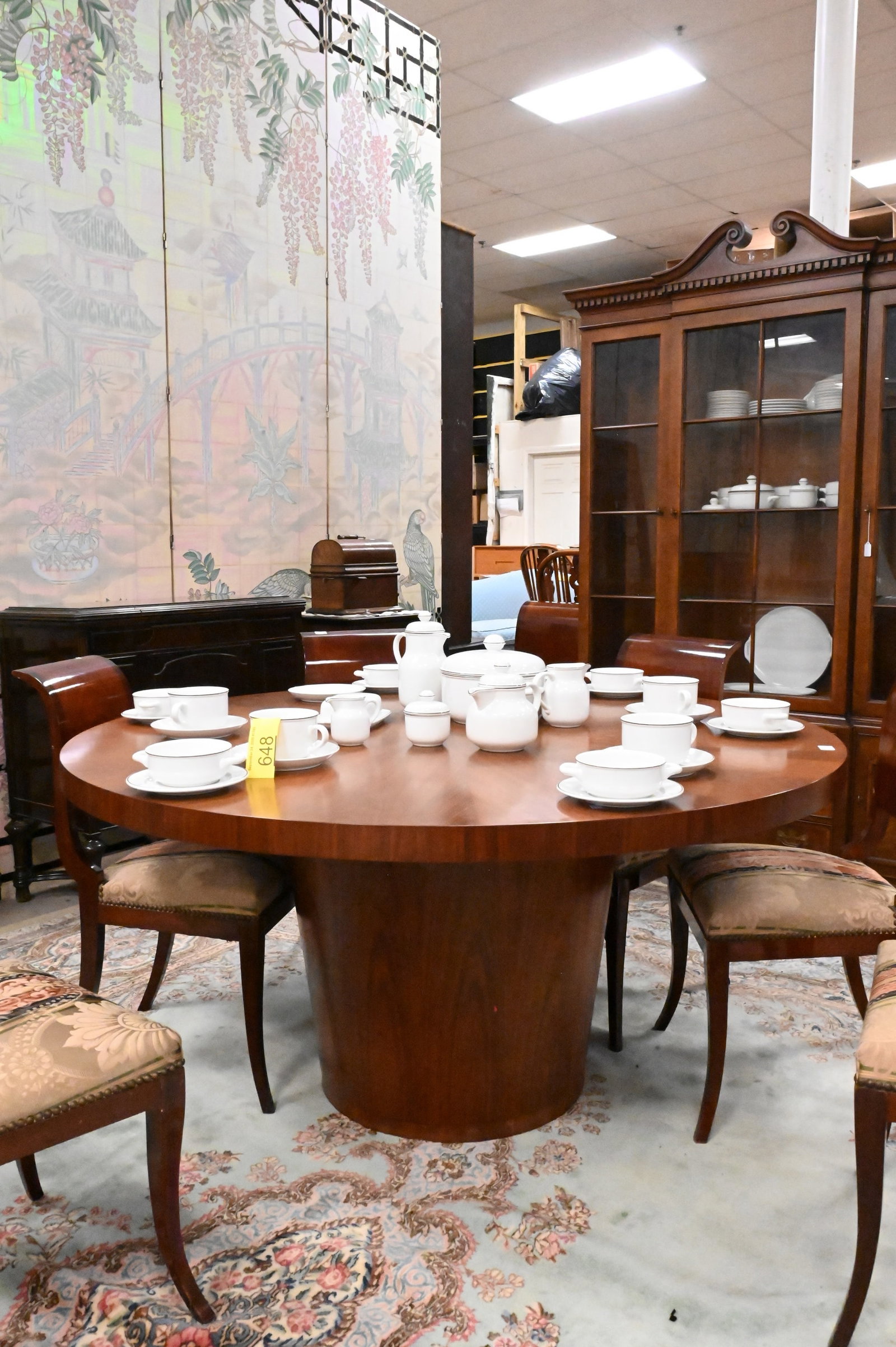 Crate and Barrel "Onion" Round Dining Table - 2