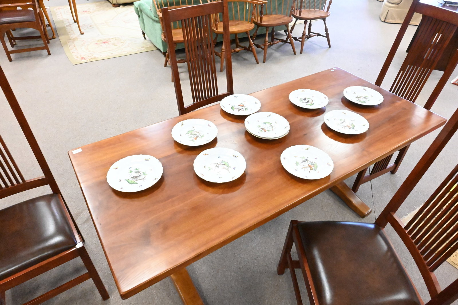 Stickley Cherry Dining Table - 3