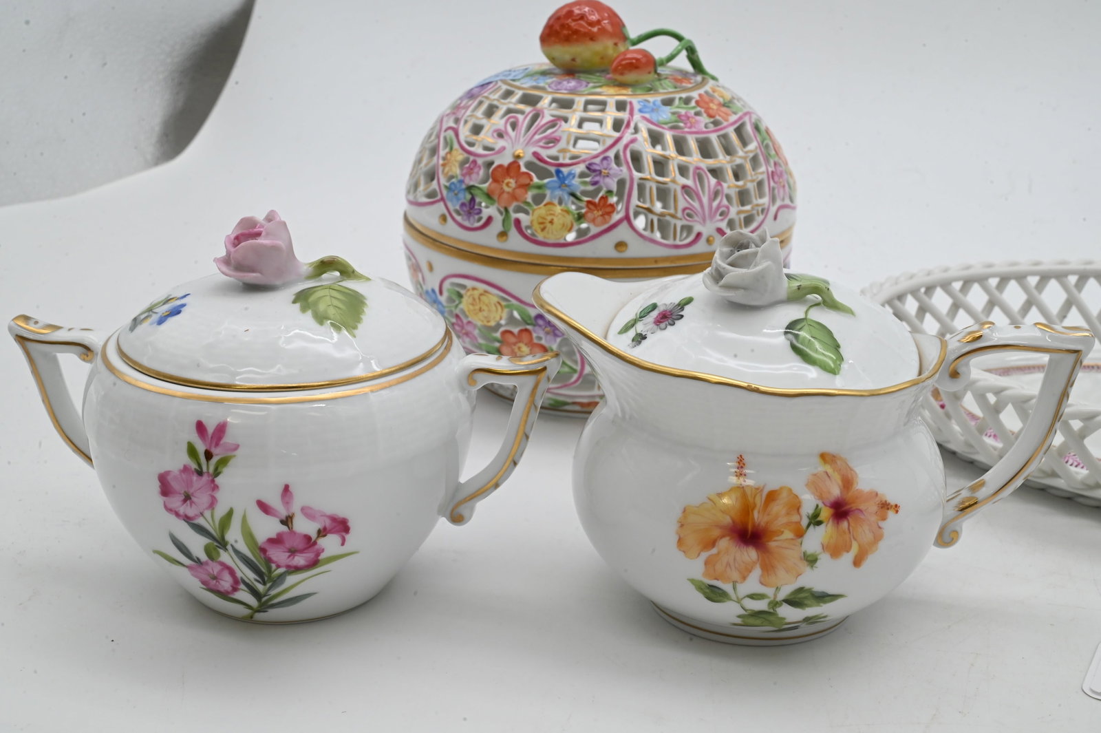 Small Herend Porcelain Group - 3