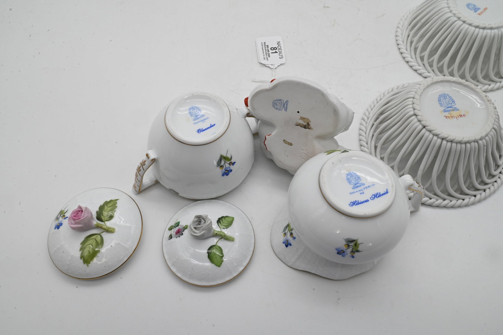 Small Herend Porcelain Group - 8