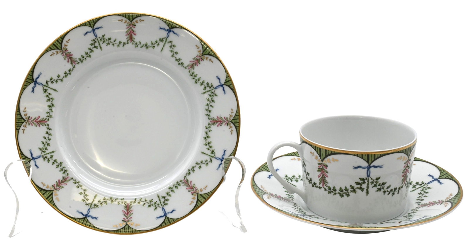 21 Piece Raynaud Limoges "Festivities" Porcelain Tea Set (1 of 5)