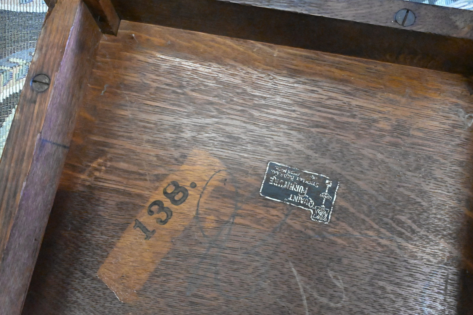 Stickley Mission Oak Stool - 4