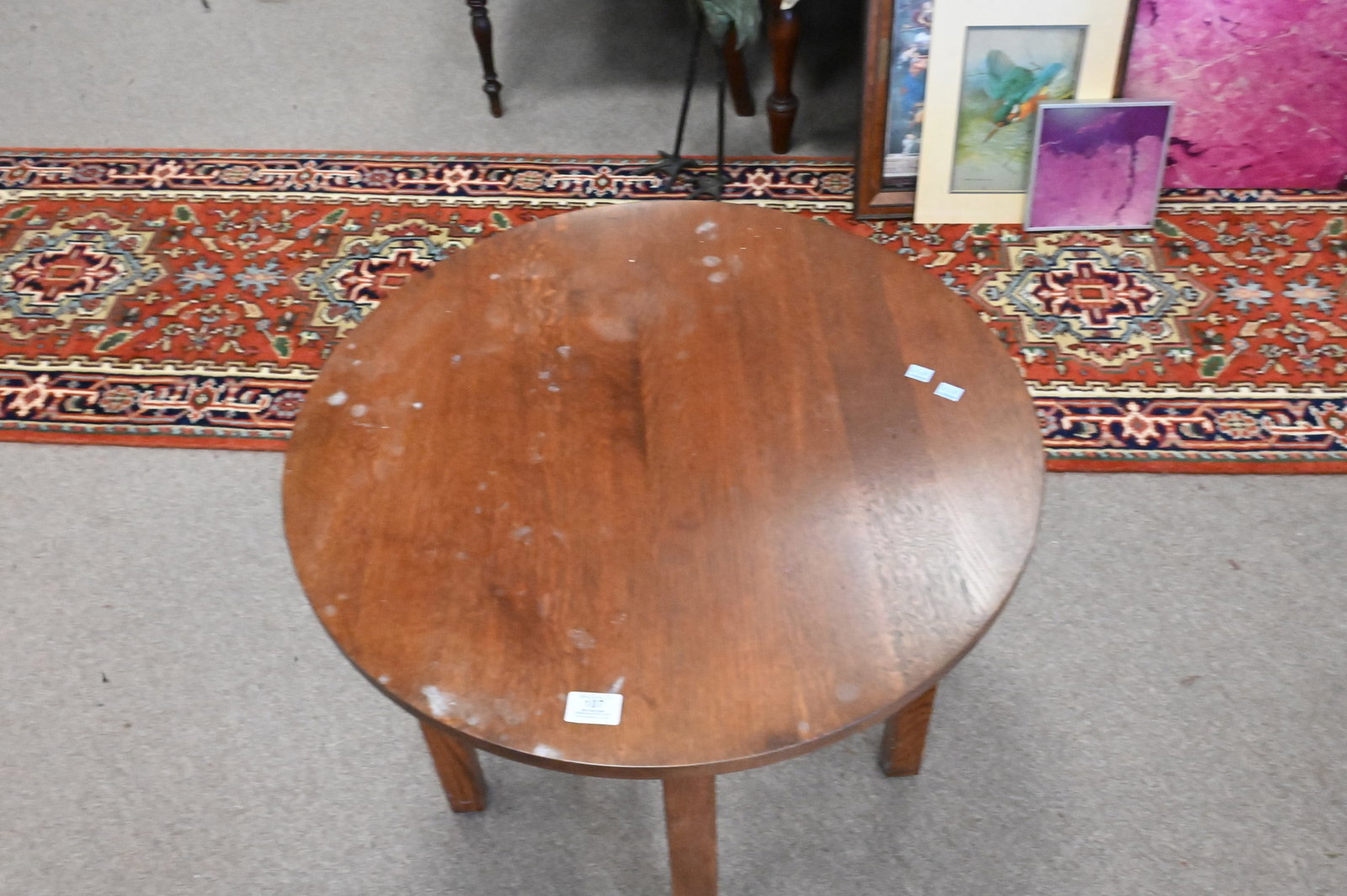 Stickley Mission Oak Round Table - 3