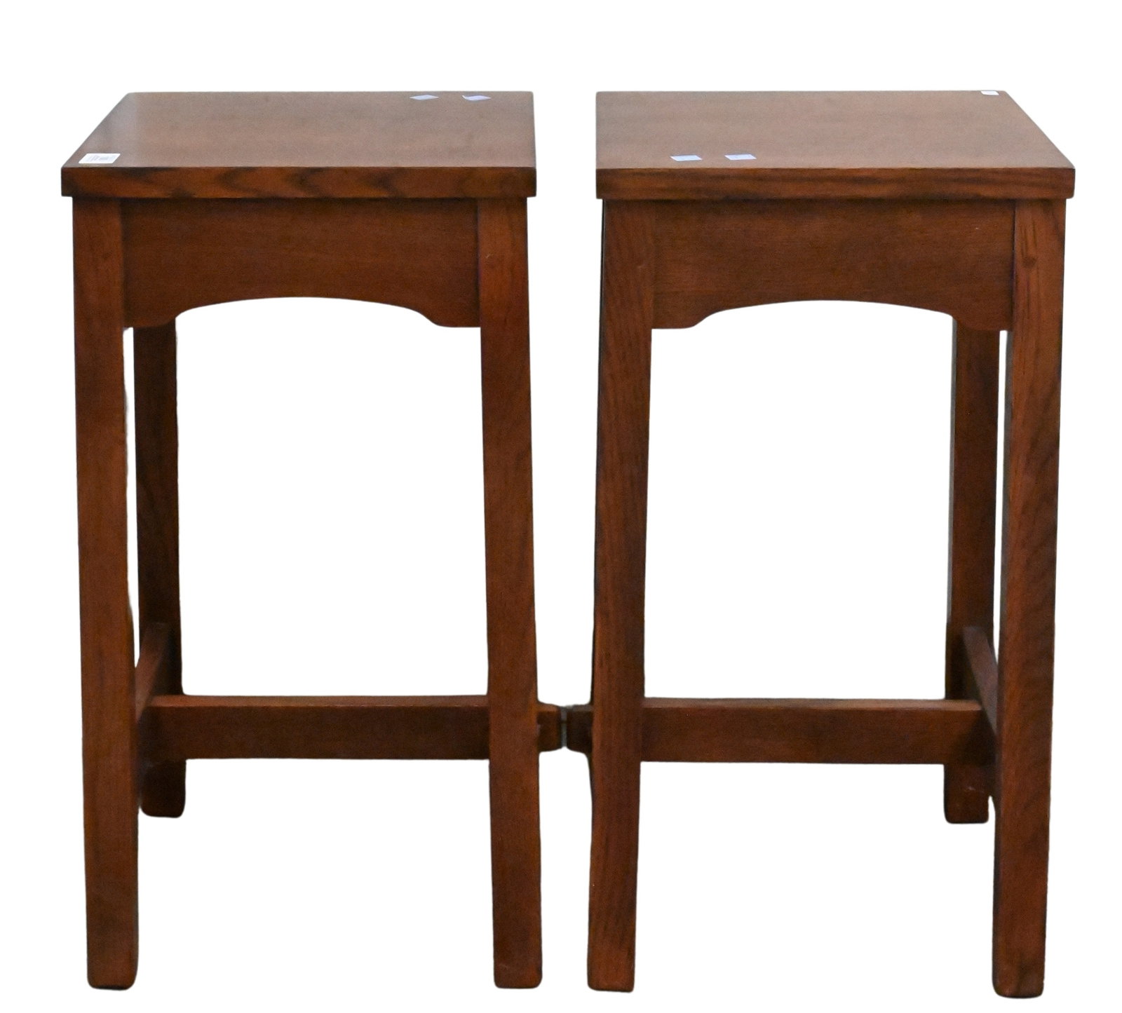 Pair of Stickley Mission Oak Tabourets / Side Tables (1 of 6)