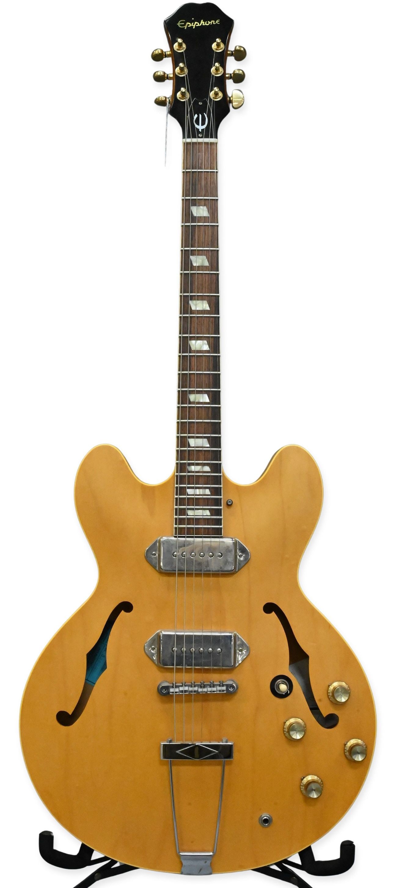 2005 Epiphone John Lennon Revolution 1965 Revolution Casino Electric Guitar: 2005 Epiphone John Lennon Revolution 1965 Revolution Casino Electric Guitar limited edition number 1670/1965. Style E230TD, serial number 328393. Along with original hard case