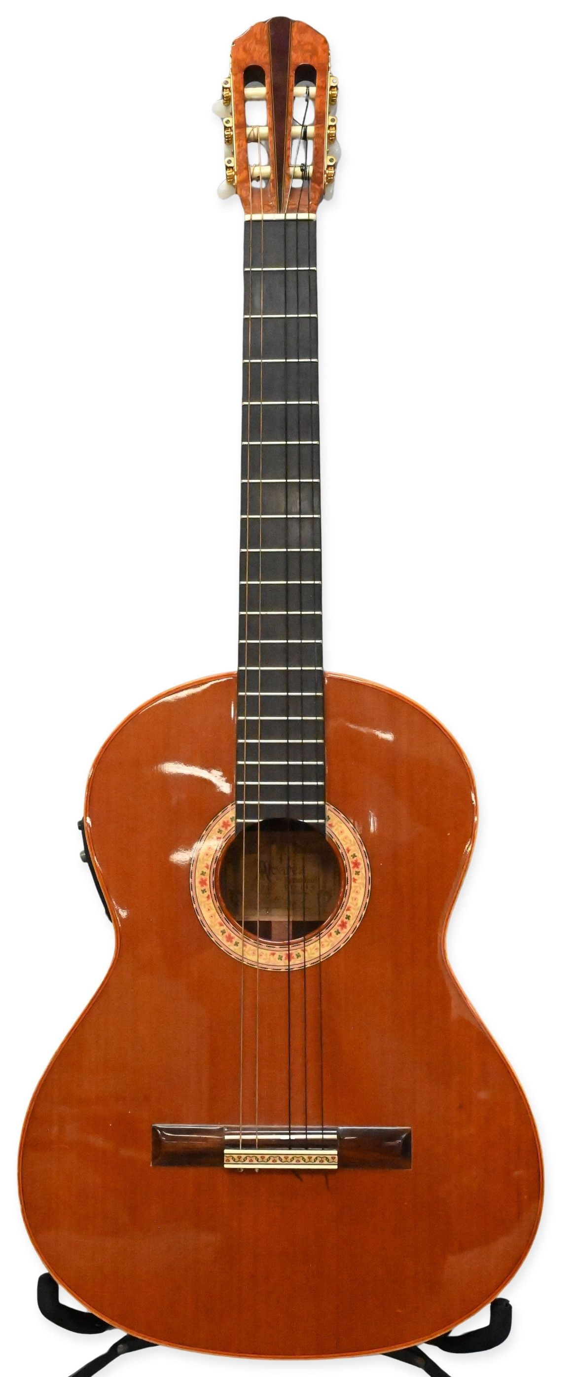 Alvarez CY116 Classical Acoustic Electric Guitar: Alvarez CY116 Classical Acoustic Electric Guitar having Alvarez System 500A, serial number 56948. Along with original hard case