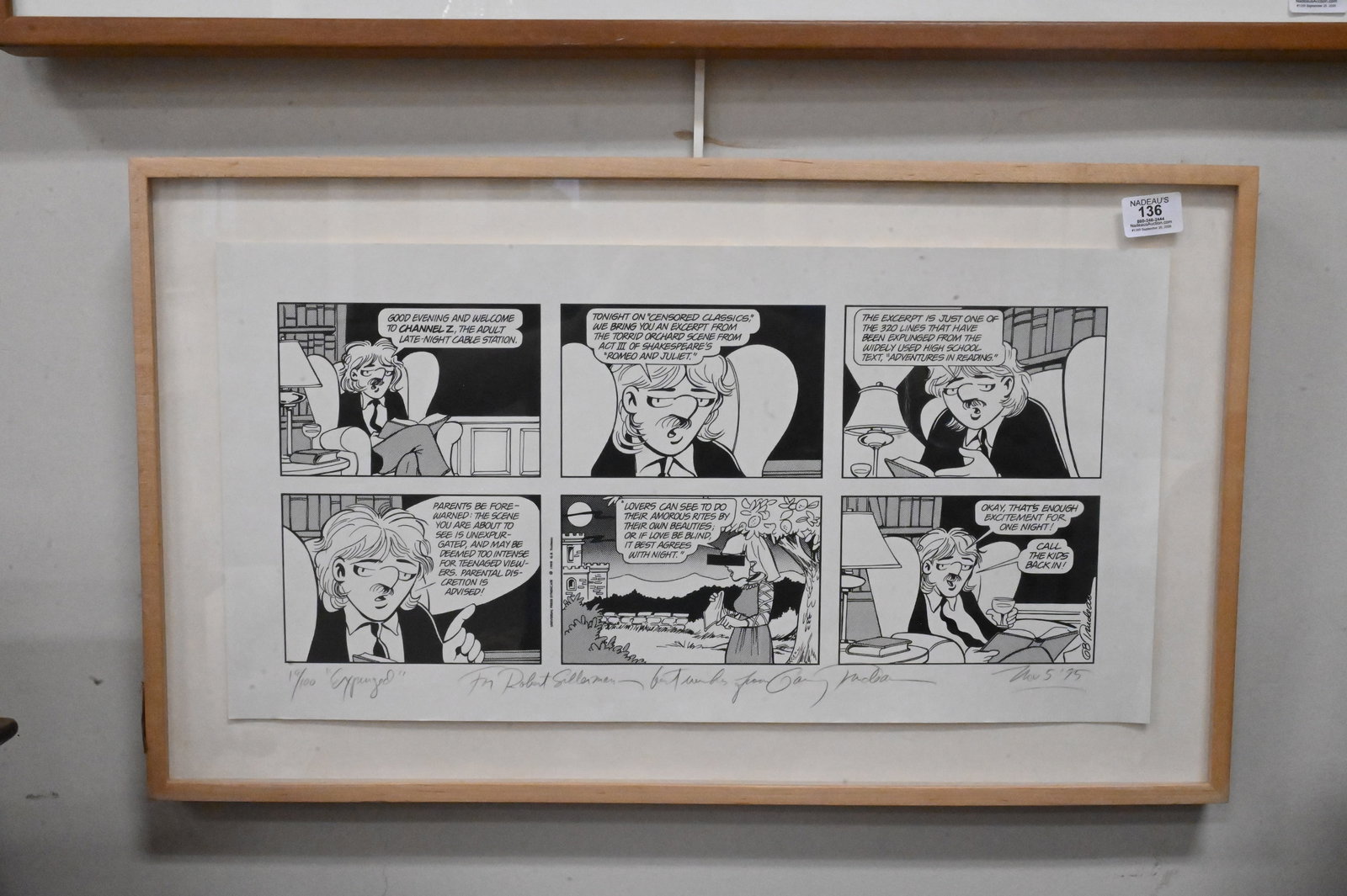 Garry Trudeau (American, B.1948) - 2