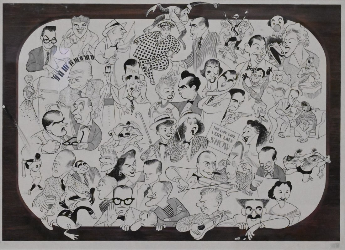 Al Hirschfeld (American, 1903-2003) (1 of 3)