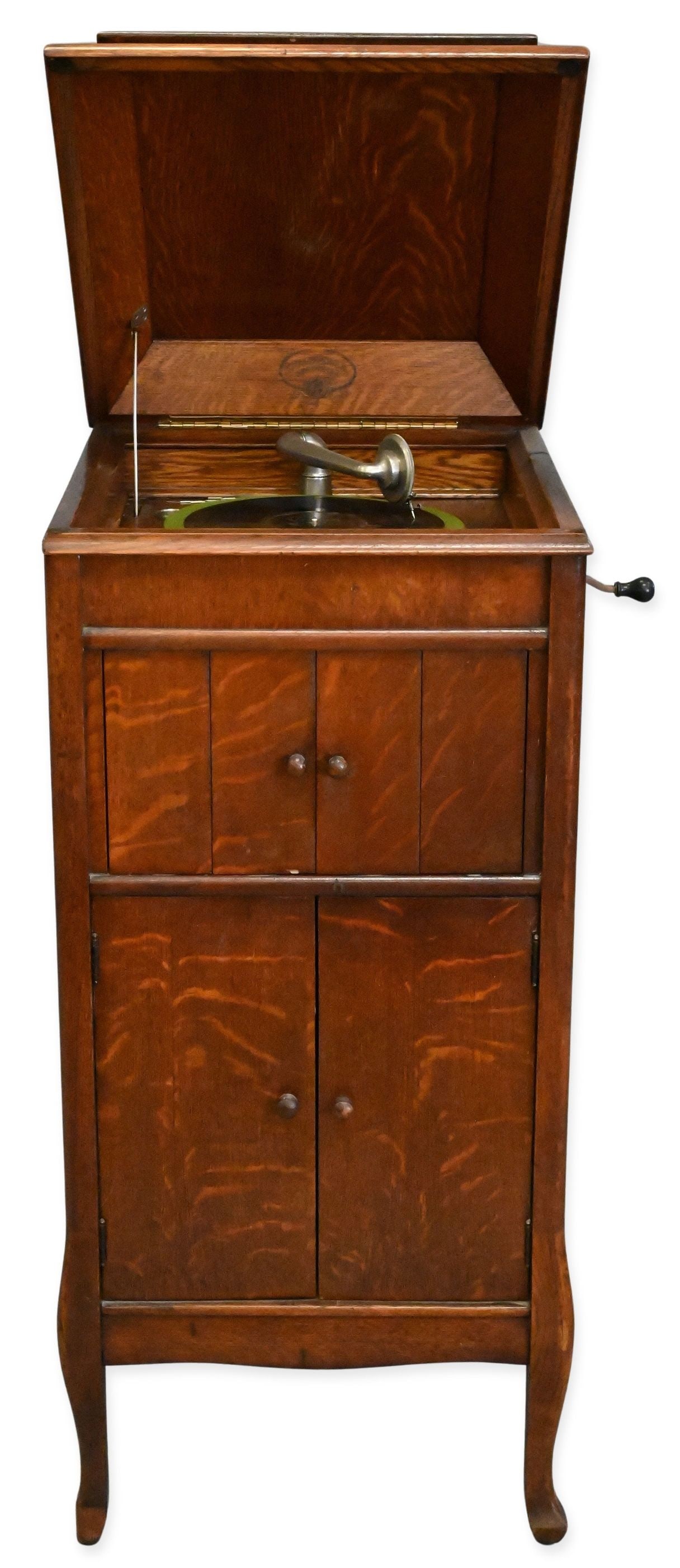 Columbia Grafonola Cabinet Floor Model Phonograph: Columbia Grafonola Cabinet Floor Model Phonograph height 43 inches, width 19 inches, depth 21 inches