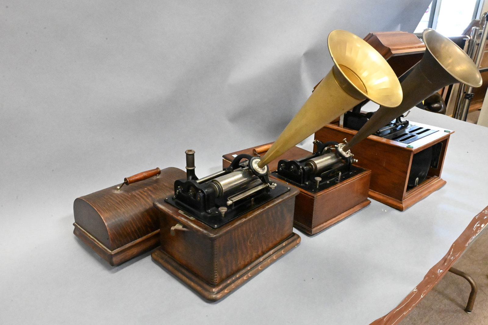 Three Edison Phonographs - 2