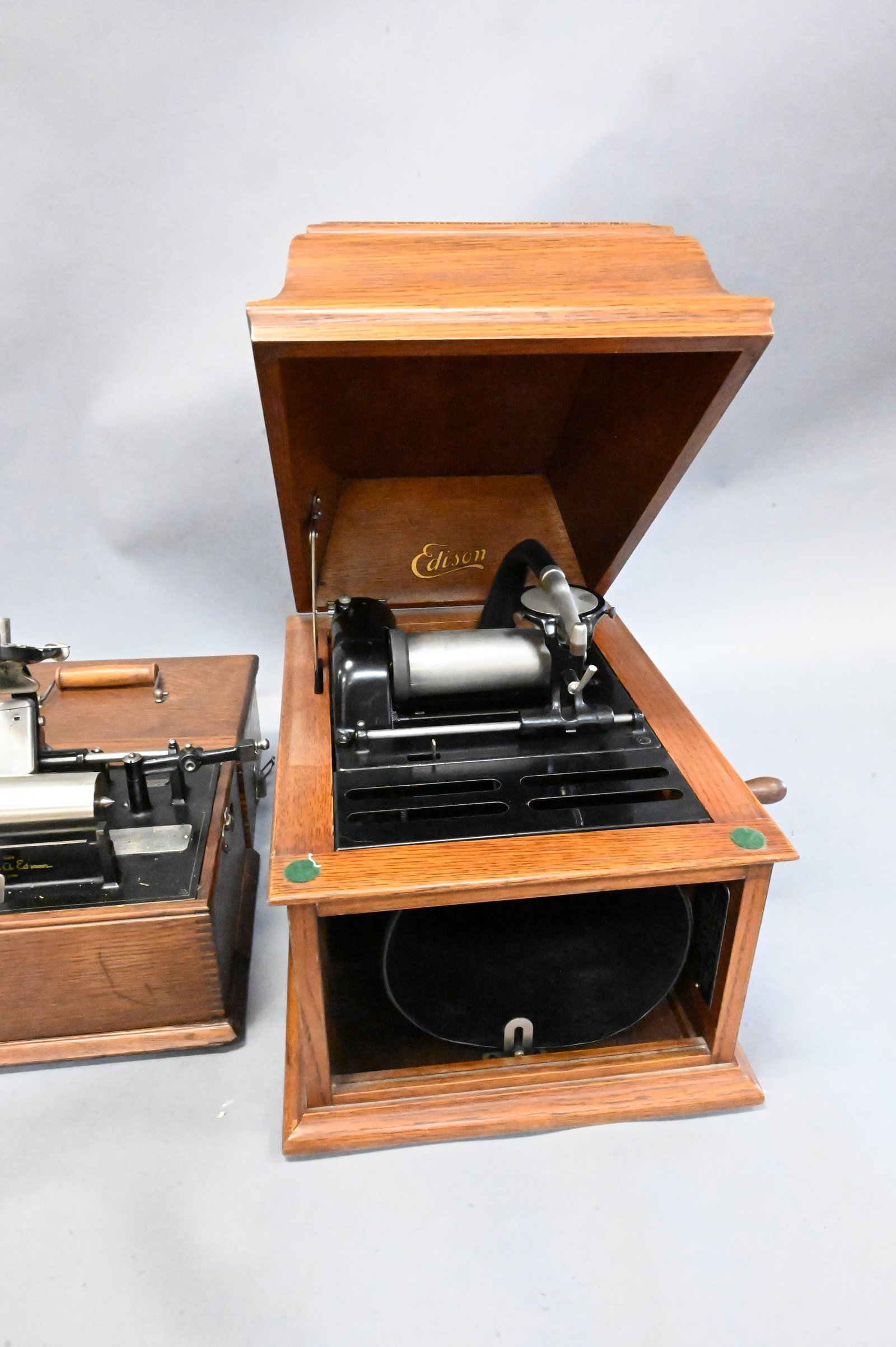 Three Edison Phonographs - 7