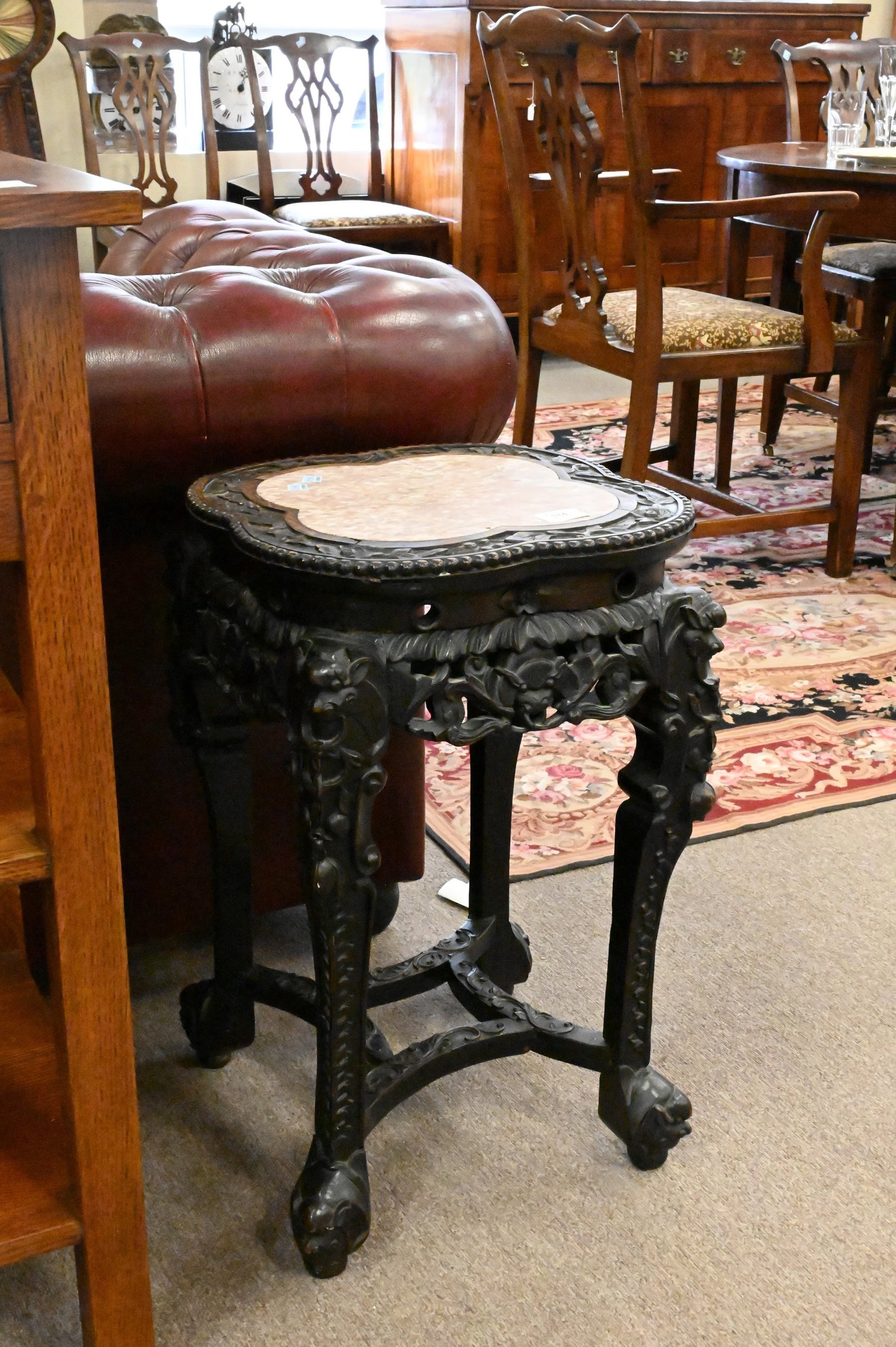 Carved Chinese Table - 4