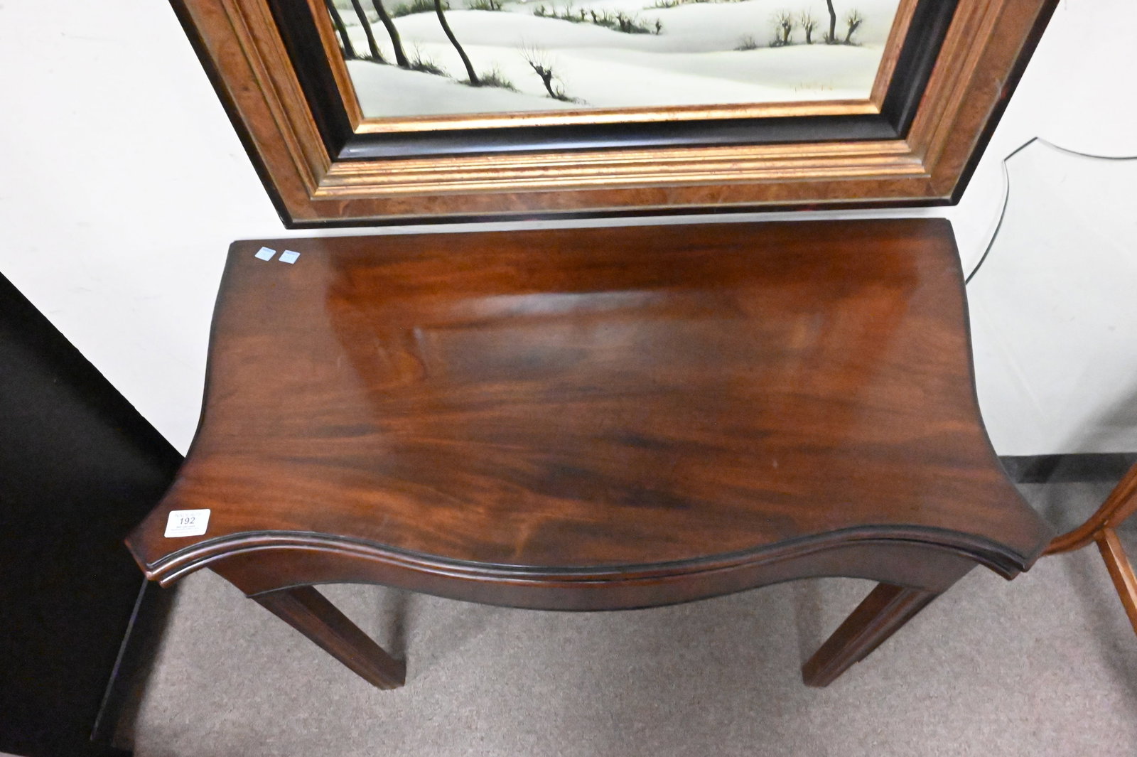 George III Mahogany Game Table - 3