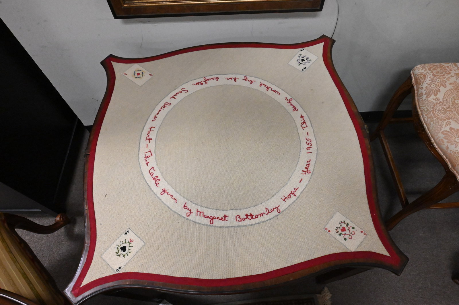 George III Mahogany Game Table - 6
