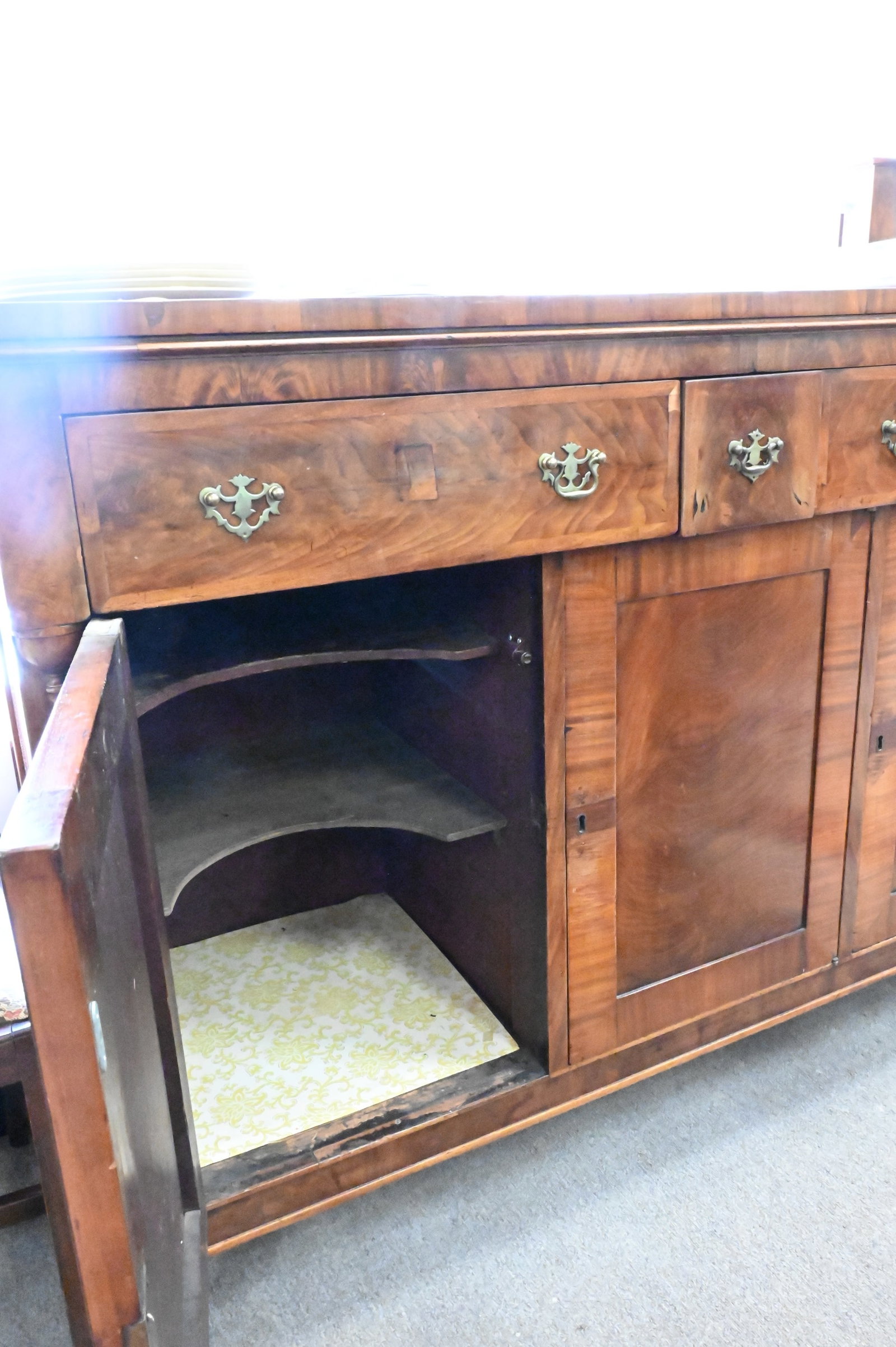 Empire Mahogany Sideboard - 5