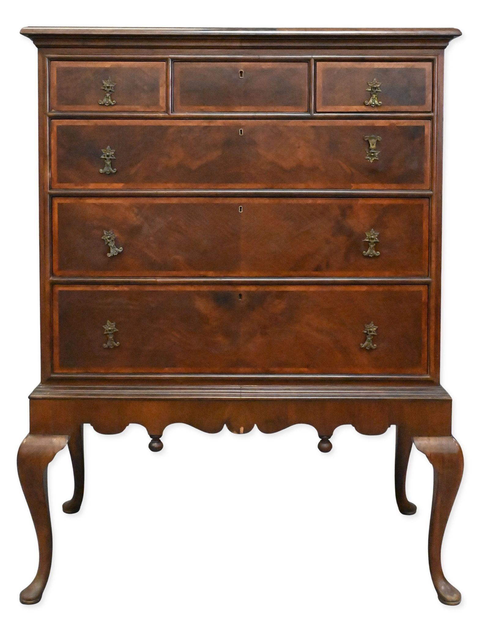 Custom Inlaid Tall Chest / Highboy (1 of 5)