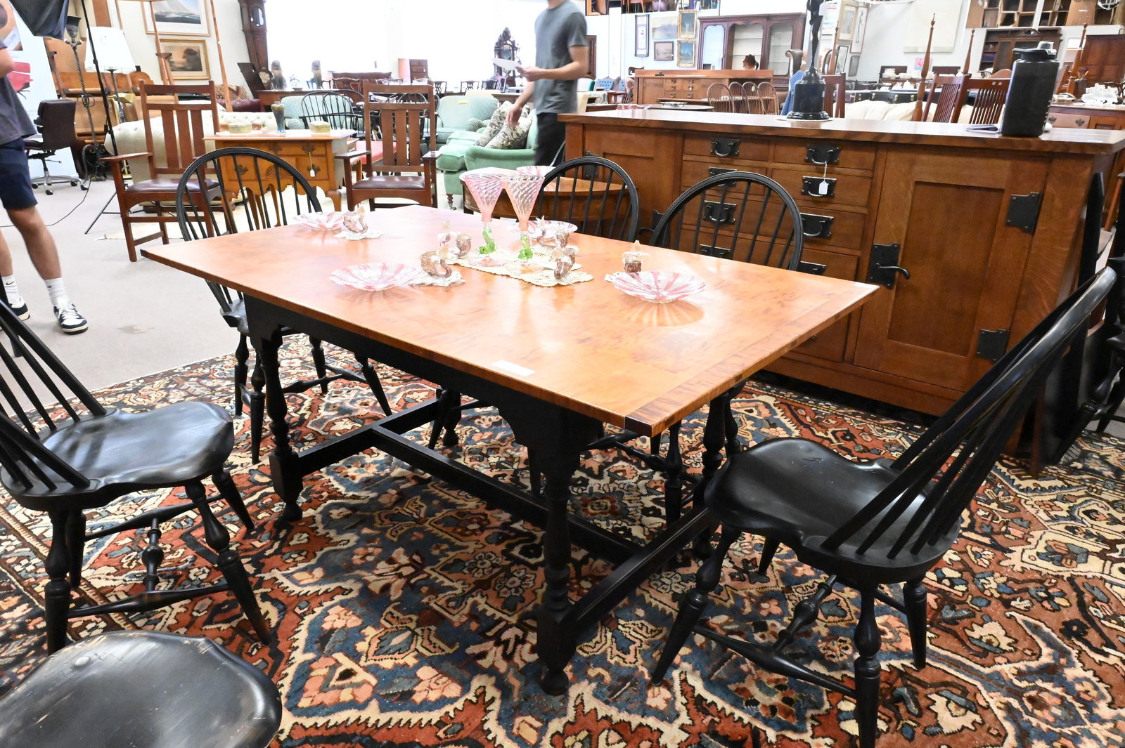 J.L Treharn Benchmade Dining Table - 2