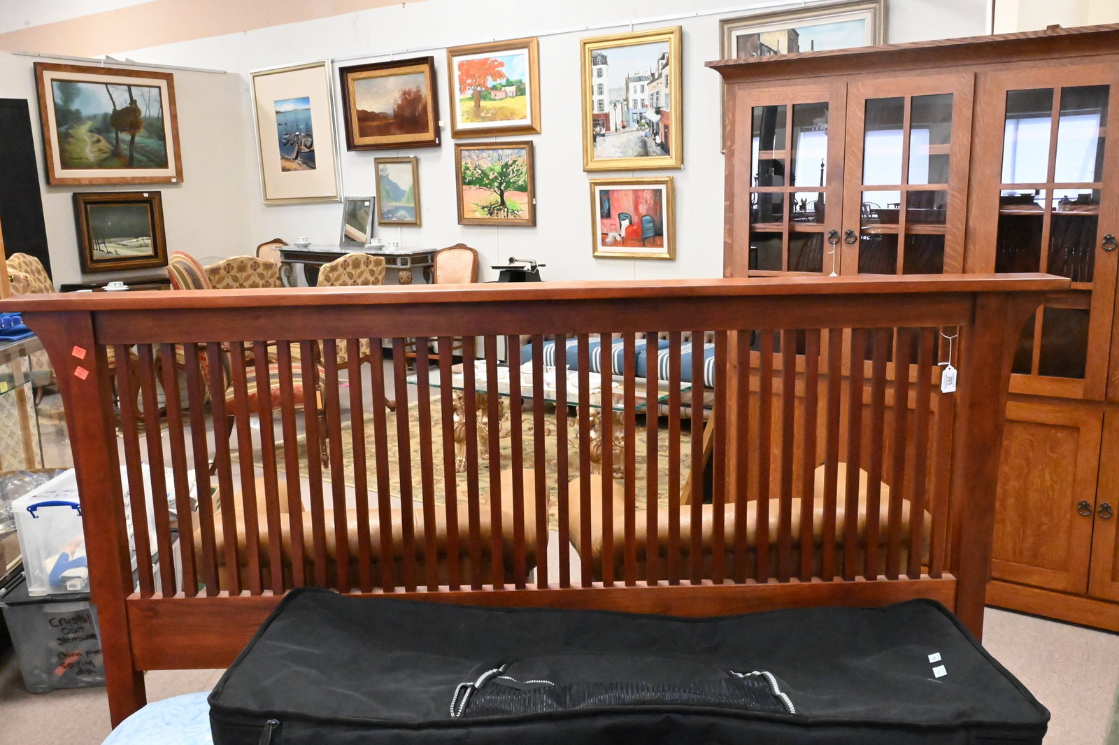 Stickley Mission Style Cherry Queen Sized Bed - 4