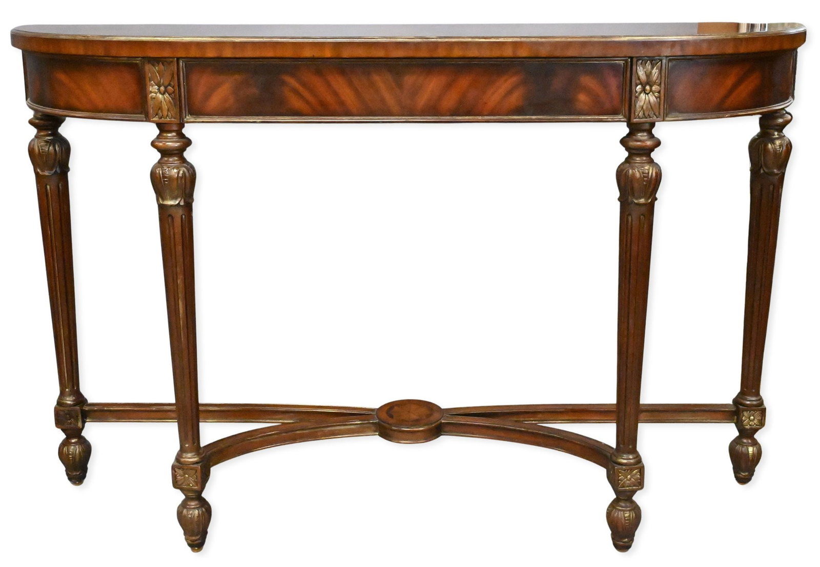 Maitland Smith Louis XVI Style Demilune Server / Console (1 of 6)