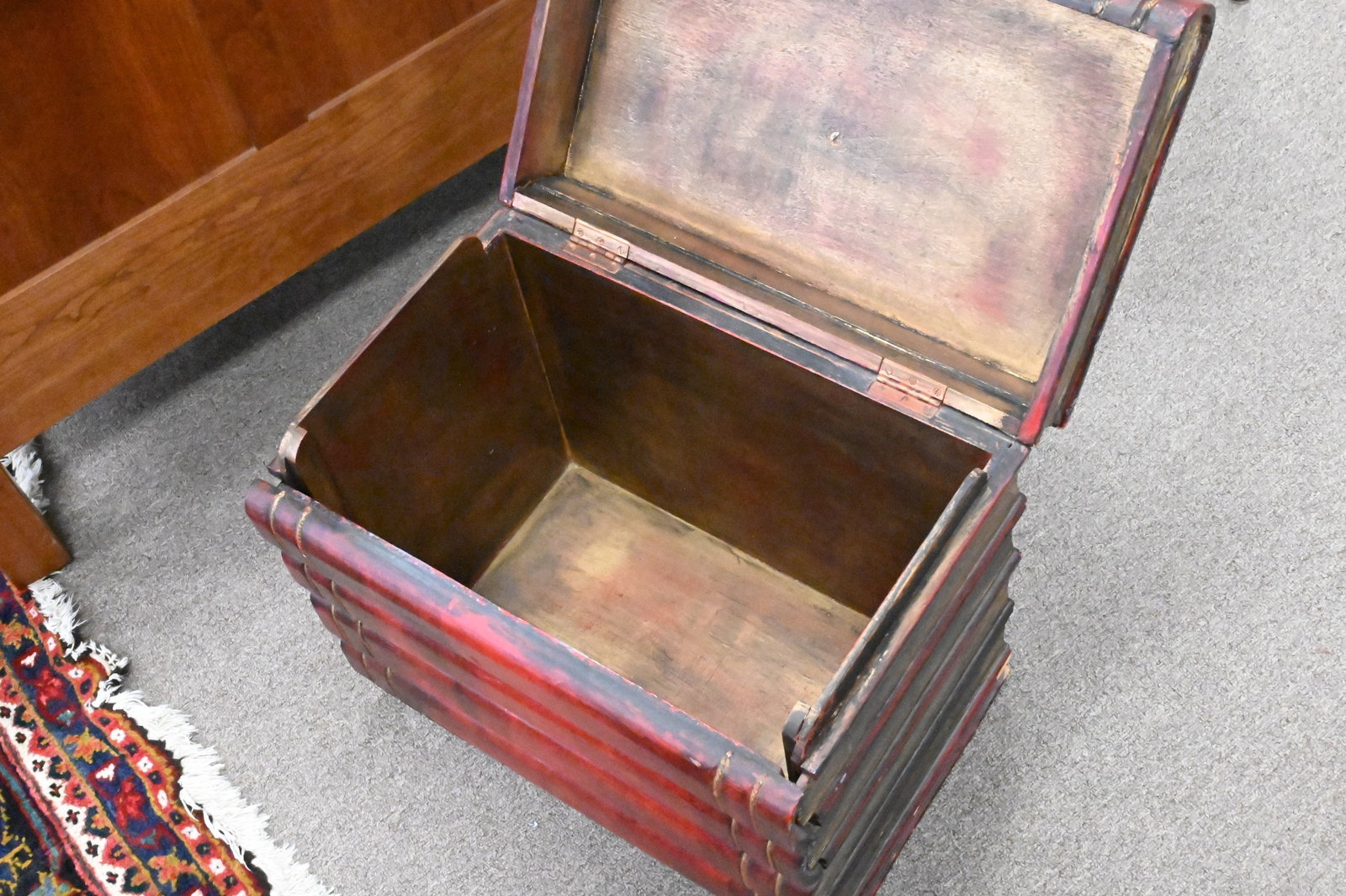 Faux Book Hinge-Top Chest - 3
