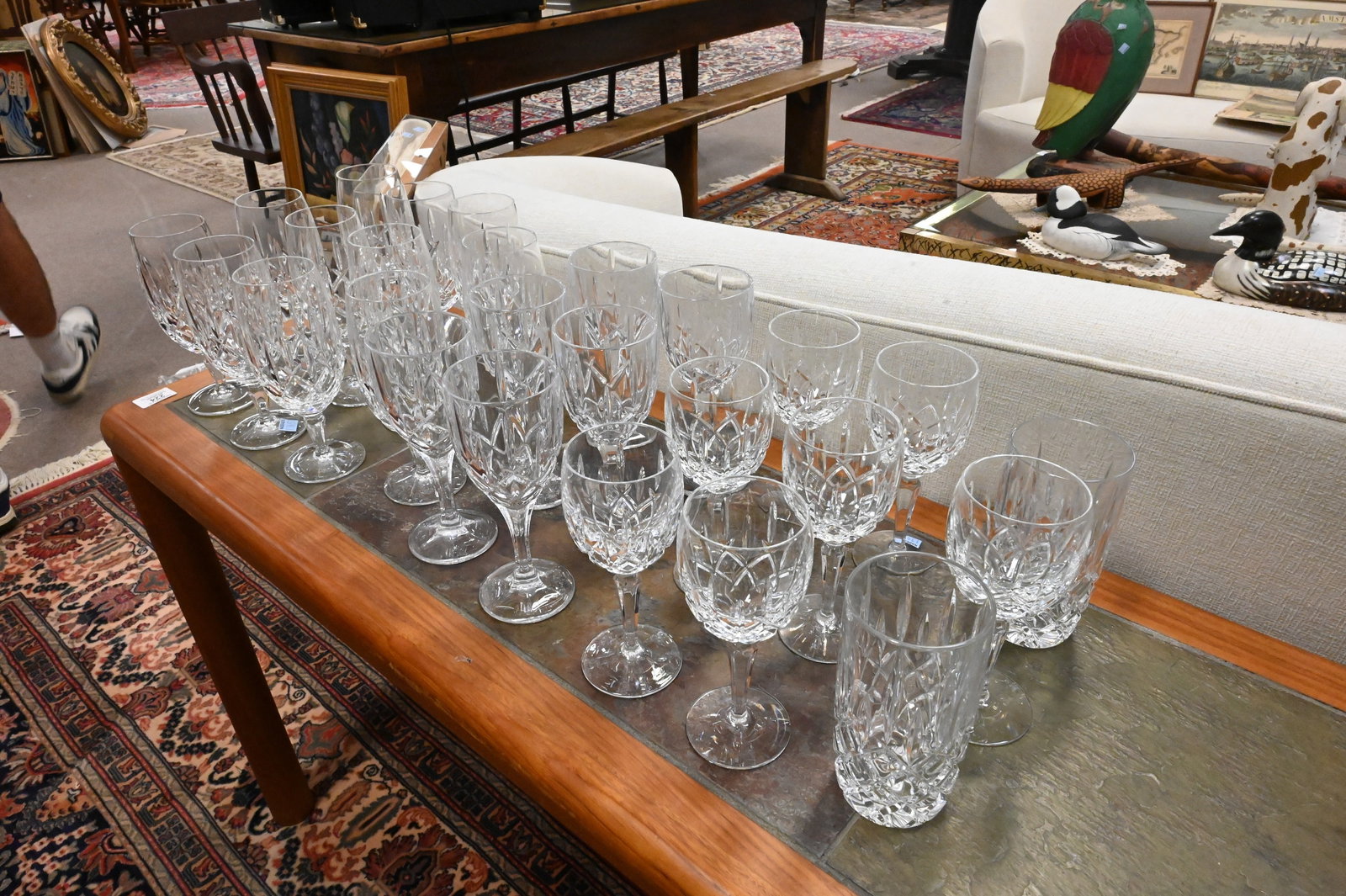 58 Pieces Gorham Crystal Stemware Set - 3