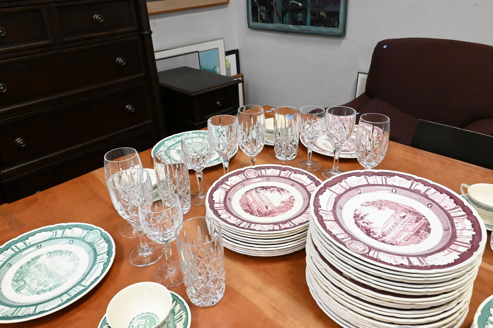58 Pieces Gorham Crystal Stemware Set - 4