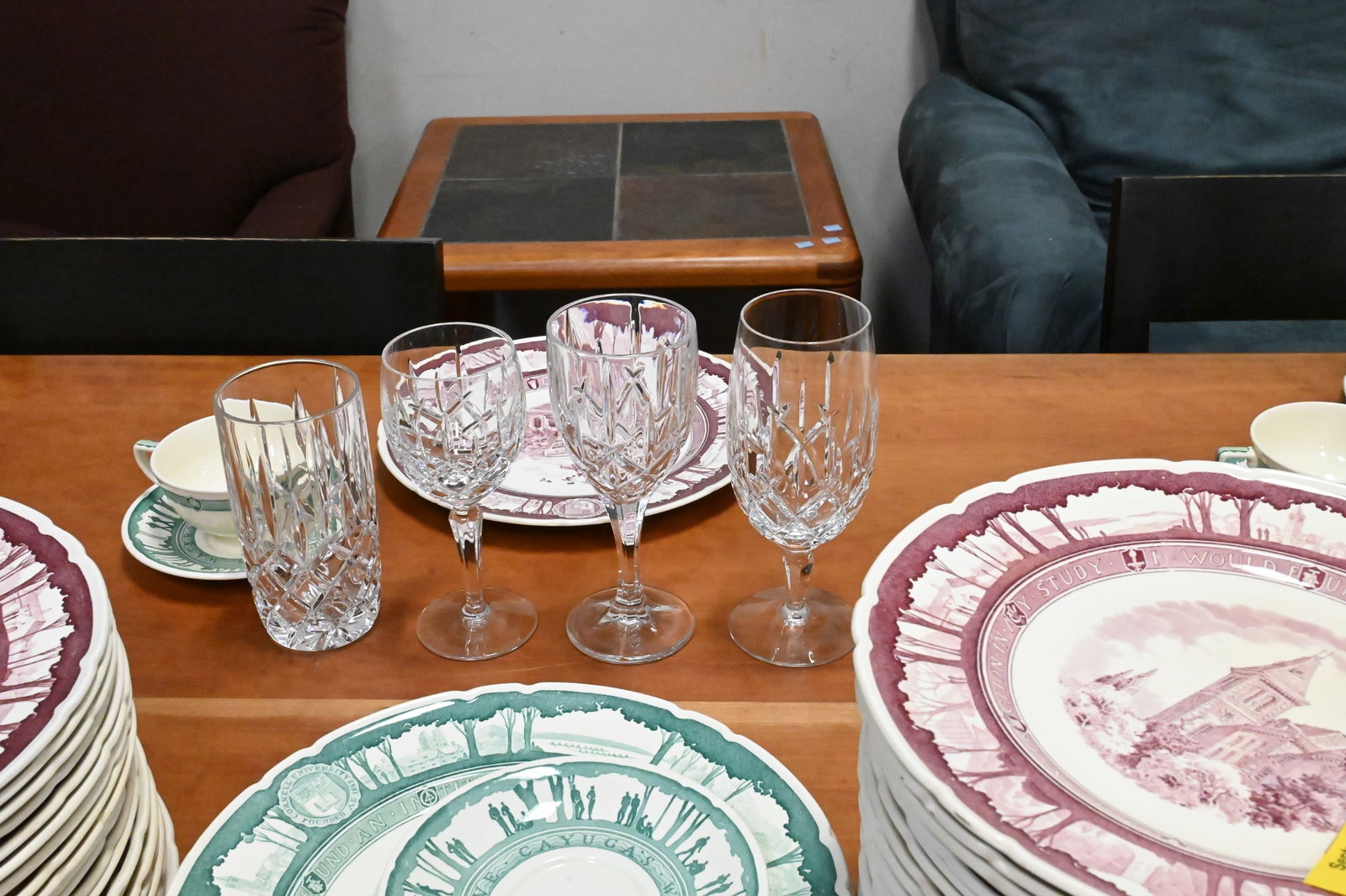 58 Pieces Gorham Crystal Stemware Set - 5