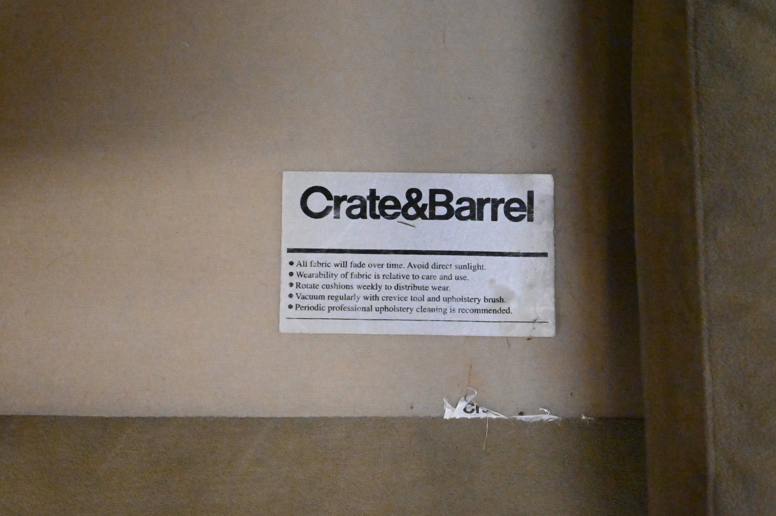 Crate and Barrel Sofa - 4