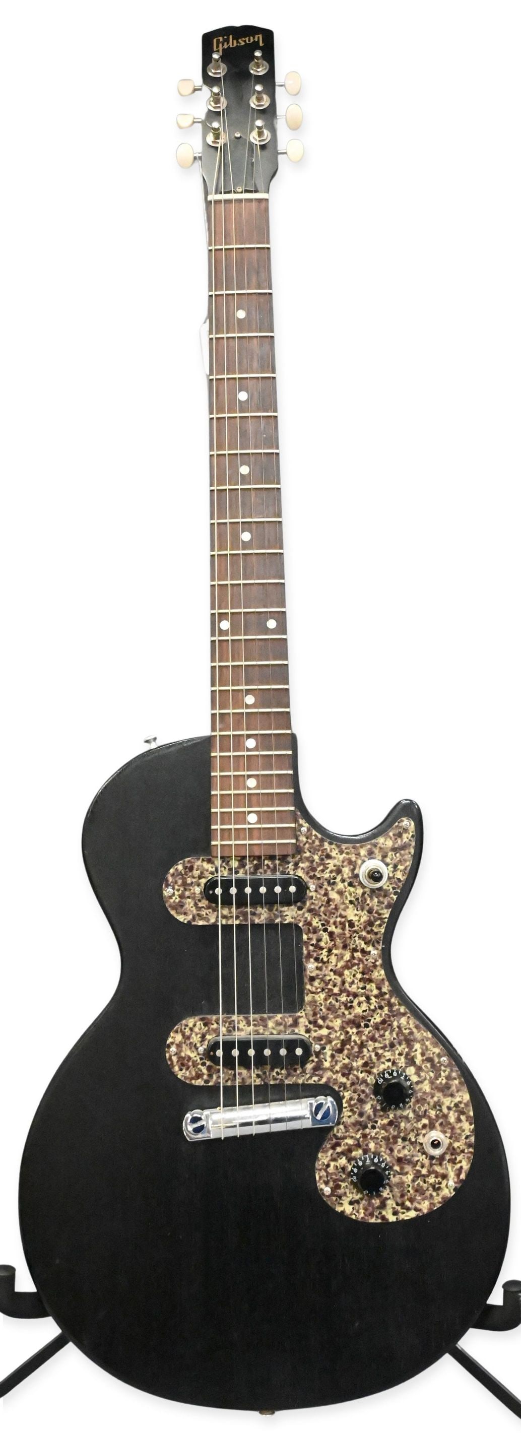 2007 Gibson Melody Maker Electric Guitar: 2007 Gibson Melody Maker Electric Guitar having black finish, madea in the USA, serial number 003771350. Along with hard case