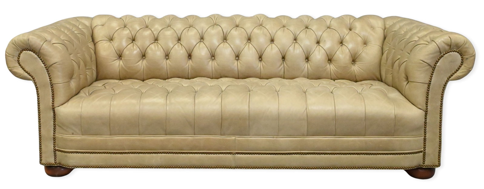 Tufted Leather Chesterfield Sofa (1 of 6)