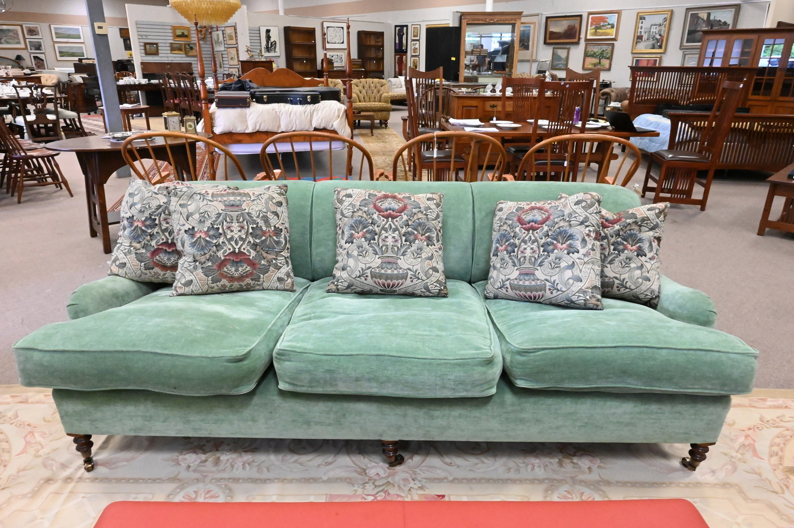 George Smith Custom Upholstered Down Filled Sofa - 2