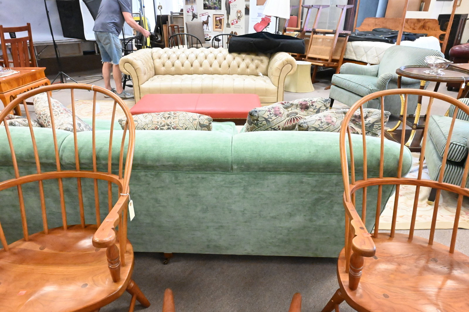 George Smith Custom Upholstered Down Filled Sofa - 5