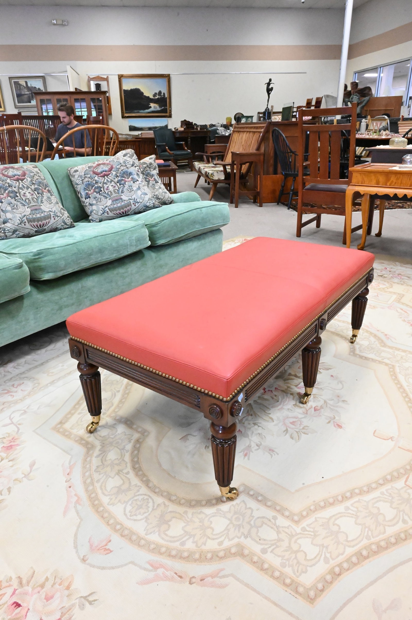 Regency Style Gilt Decorated Round Center Table - 3