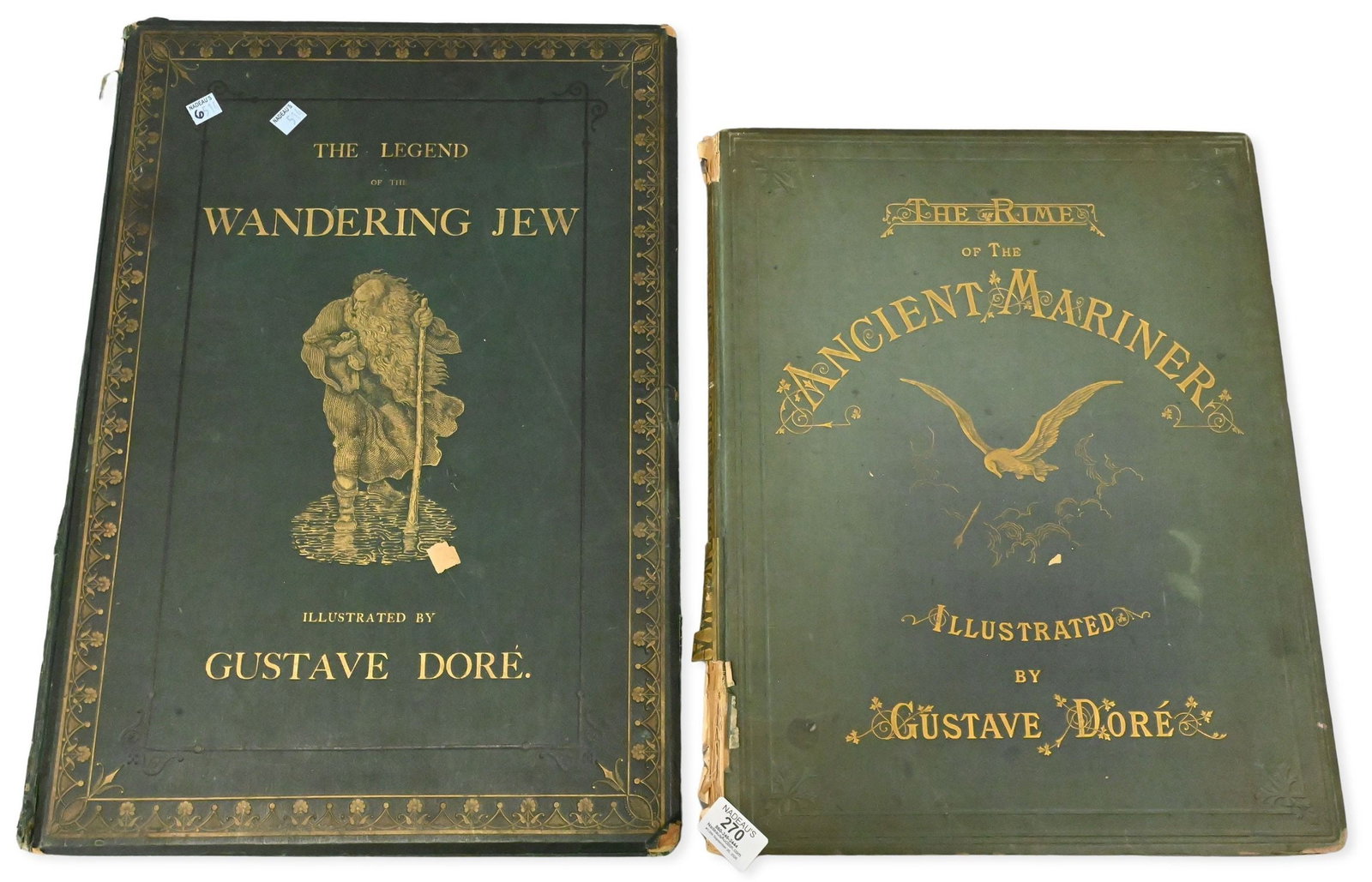 Two Gustave Dore Illustrated Folio Volumes (1 of 3)