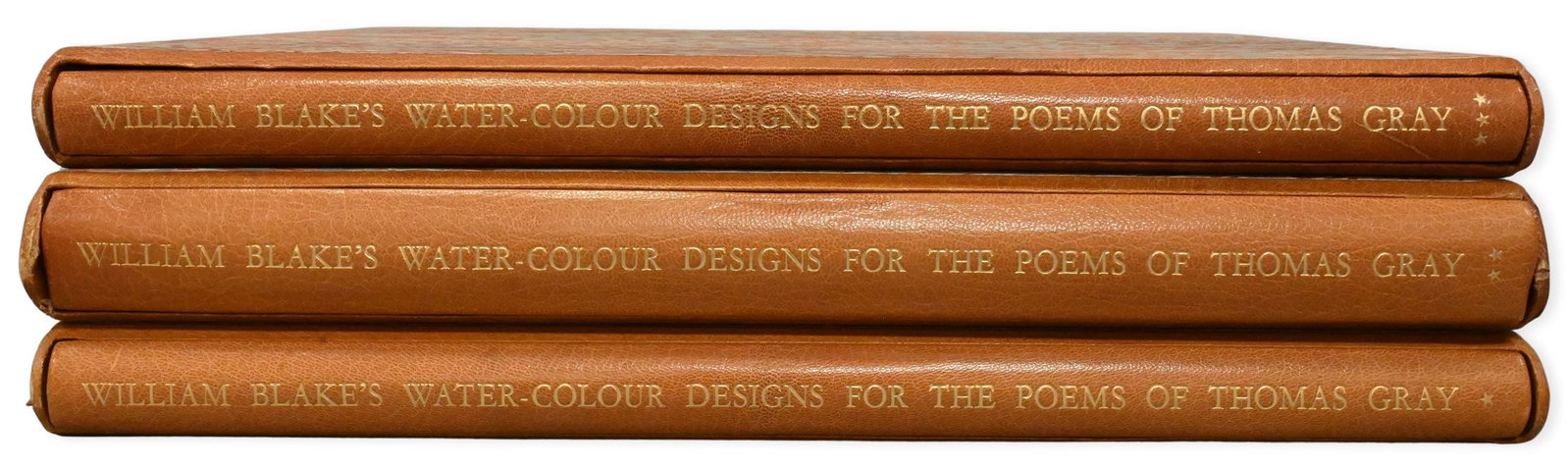 Three Volumes of William Blake (British, 1757-1827) Watercolor Designs for the Poems of Thomas Gray (1 of 5)