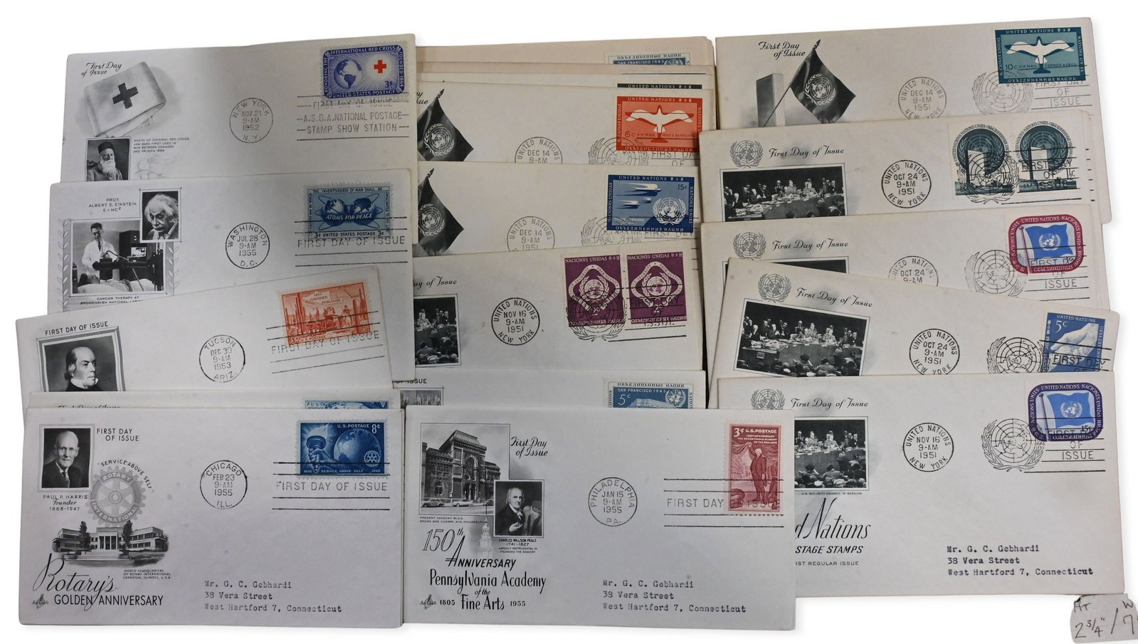 Approximately 200 First Day Issue Postage Stamps (1 of 8)