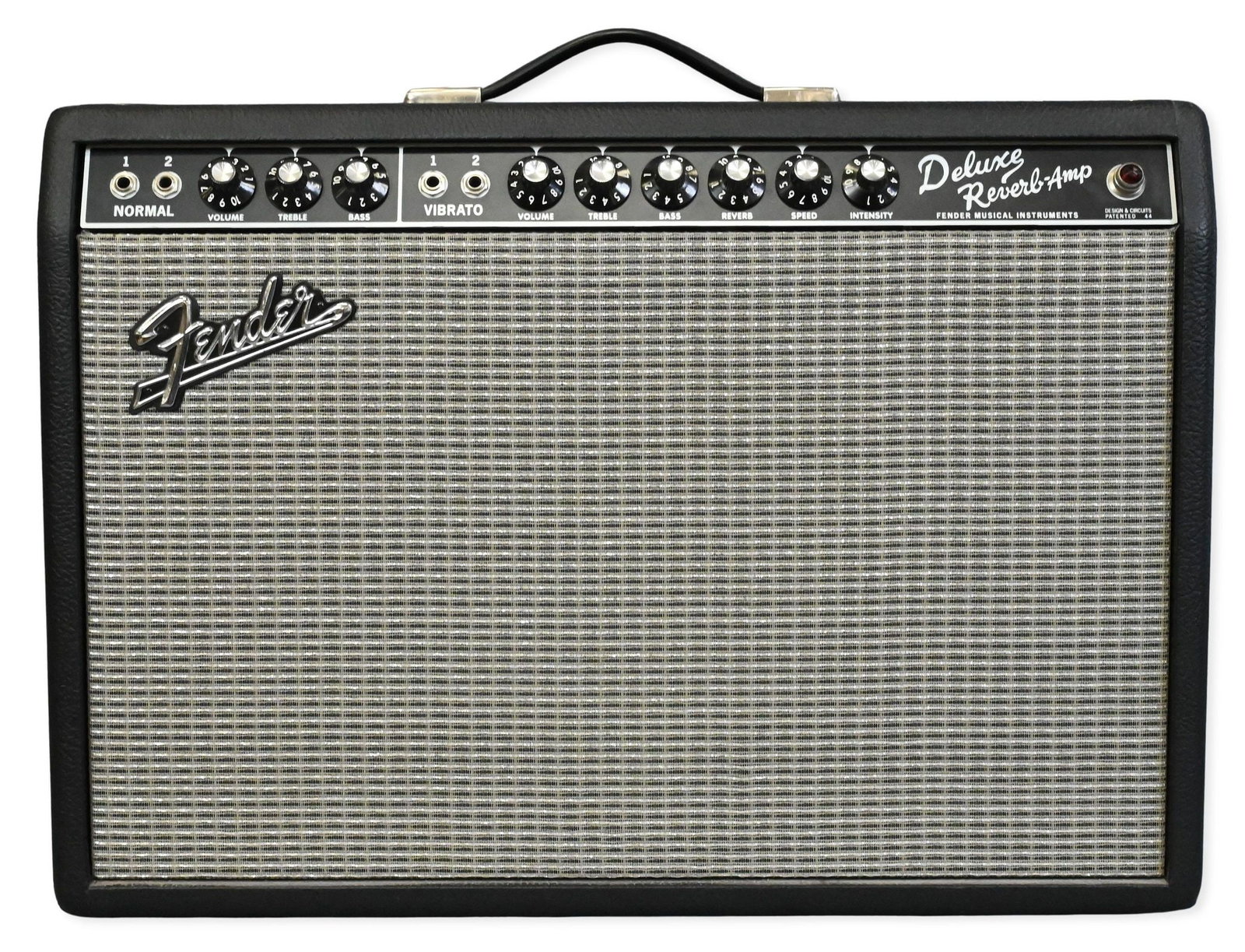 Fender '65 Deluxe Reverb Combo Amplifier: Fender '65 Deluxe Reverb Combo Amplifier 22-watt 1 x 12-inch, serial number AC023387, cabinet 17" high