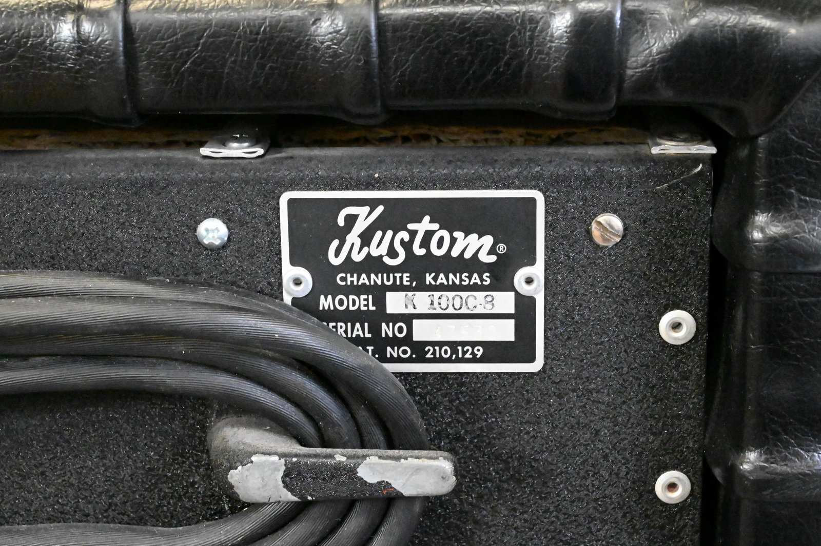 Kustom K100C-8 2x10 Combo Amplifier - 4