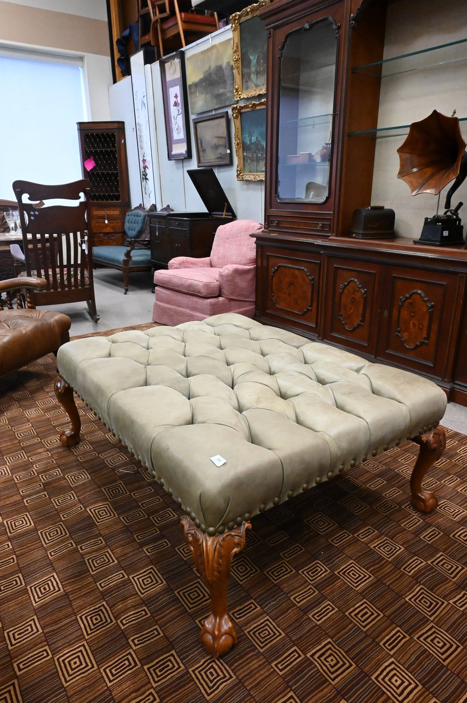 Tufted Ottoman - 4